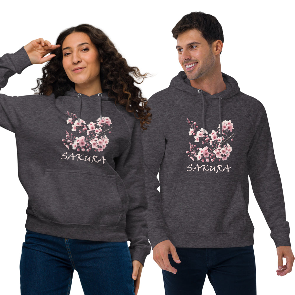 Sudadera Capucha Sakura Carbón