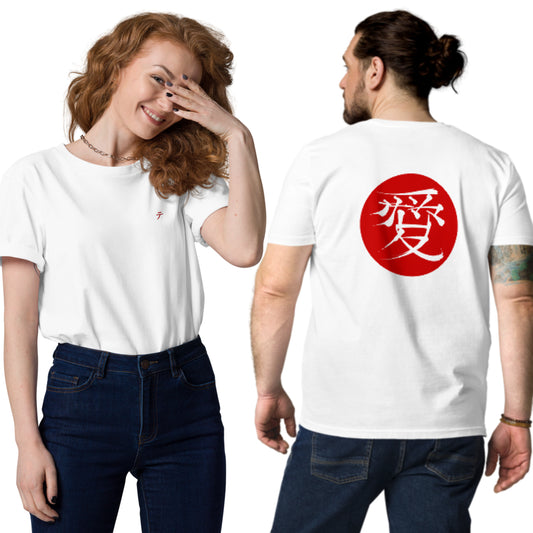Camiseta Kanji Love Blanco