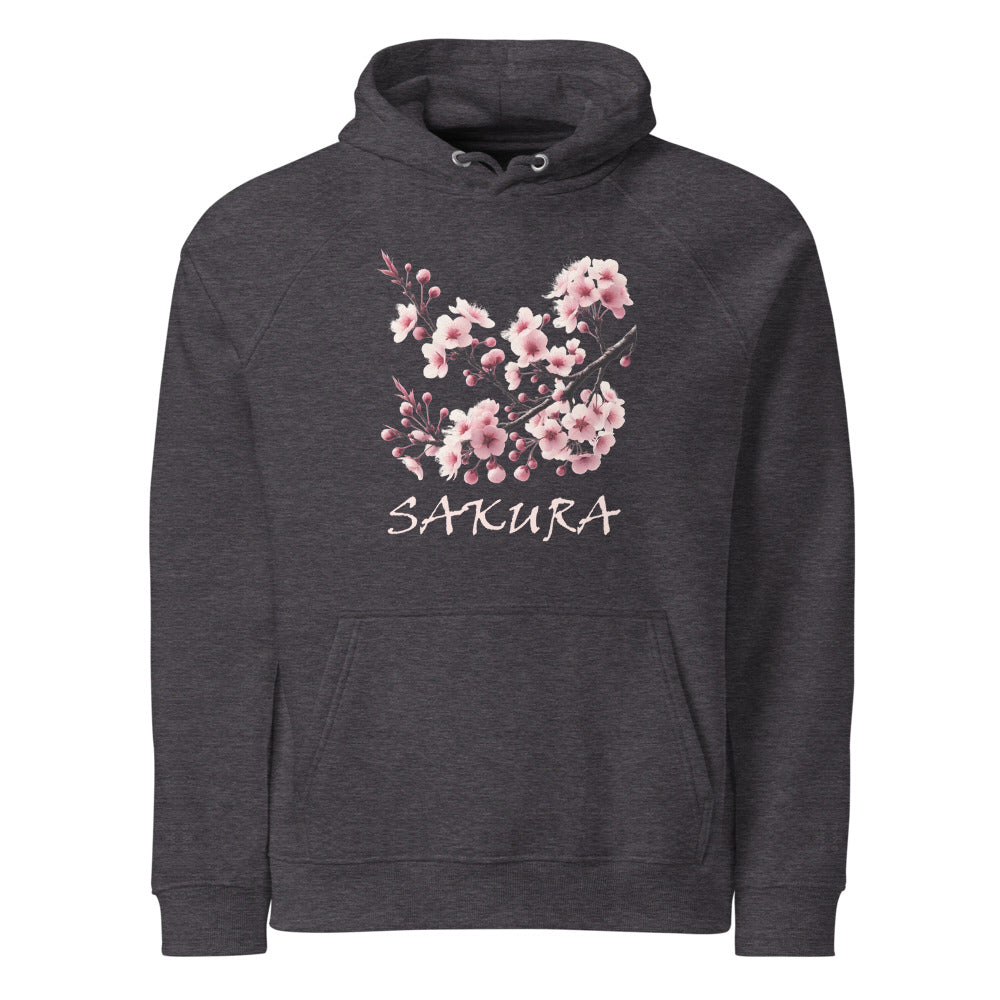 Sudadera Capucha Sakura Carbón